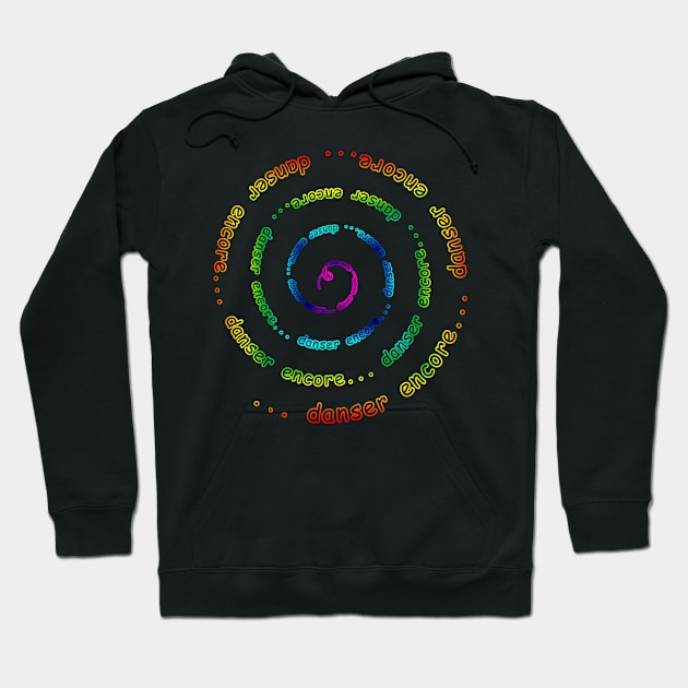 danser encore arc-en-ciel Hoodie by poupoune